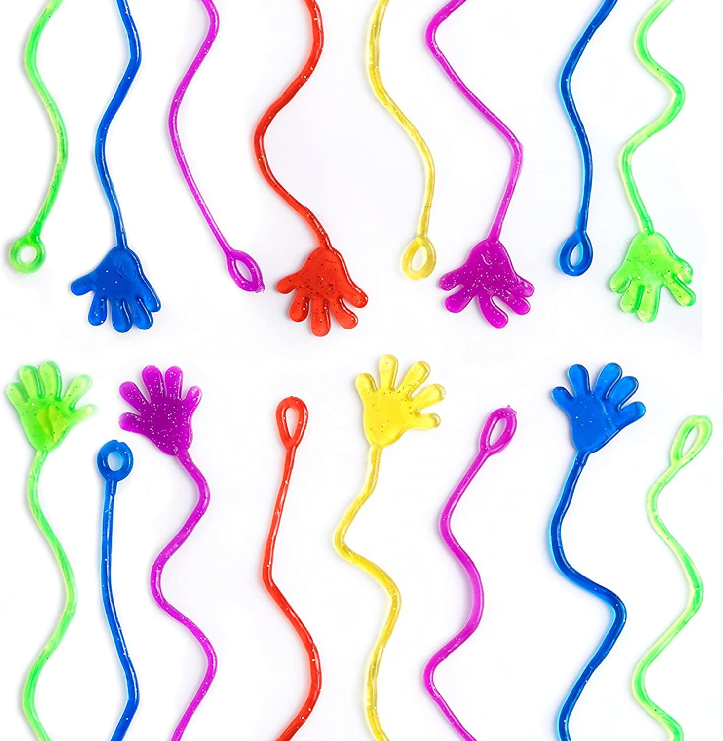 75 Pcs Bulk Sticky Hands for Kids - Slappy Slap Little Small Hands Sti