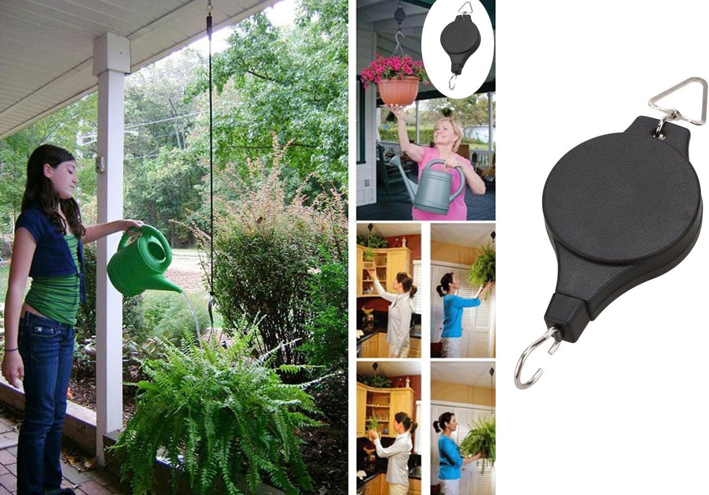 Home-organizer Tech Semicircular Hanging Planter Plants Hanging Basket