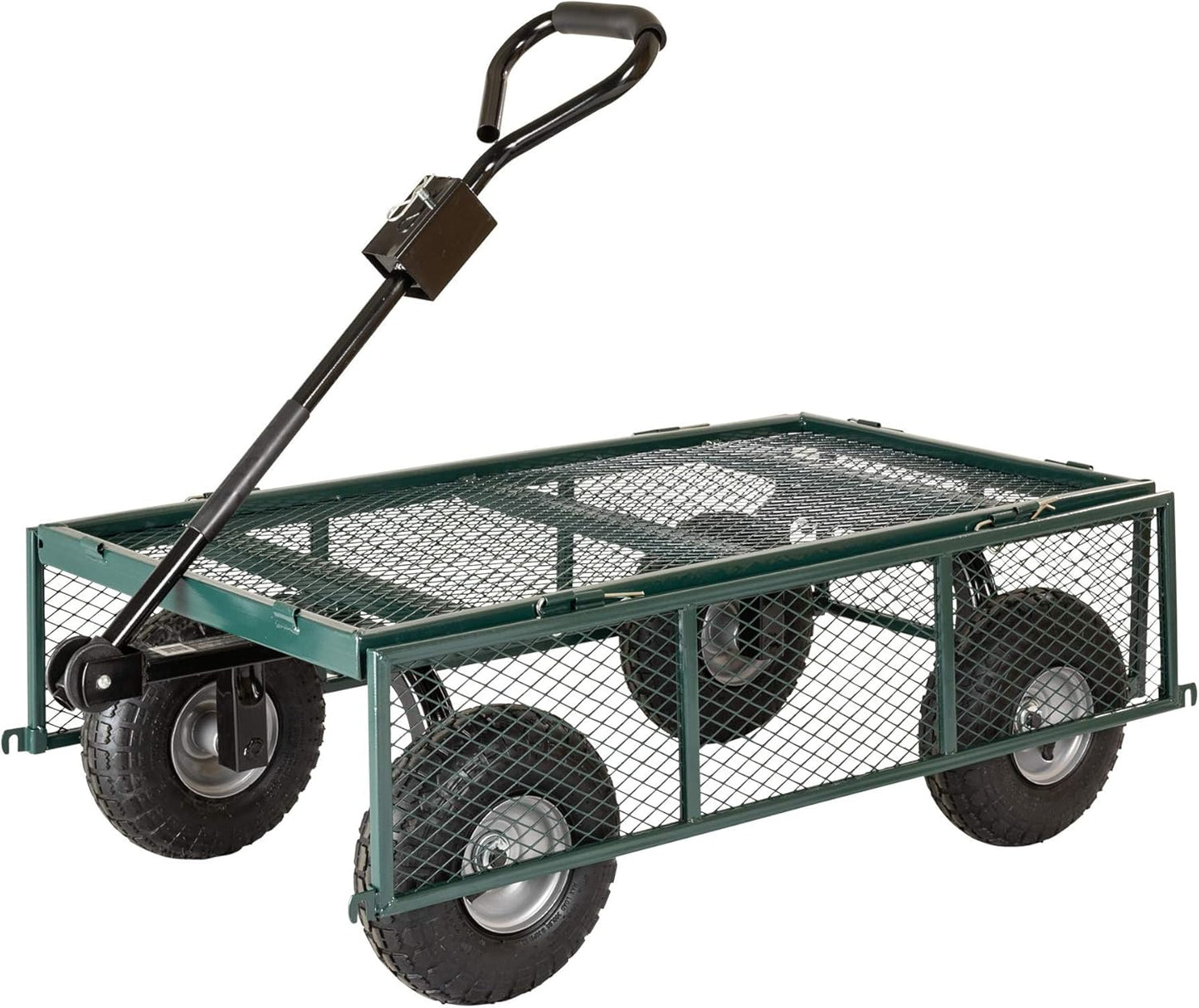 70107 Garden Cart/Utility Cart, Hinged/Removeable Sidewalls, Four 10-i