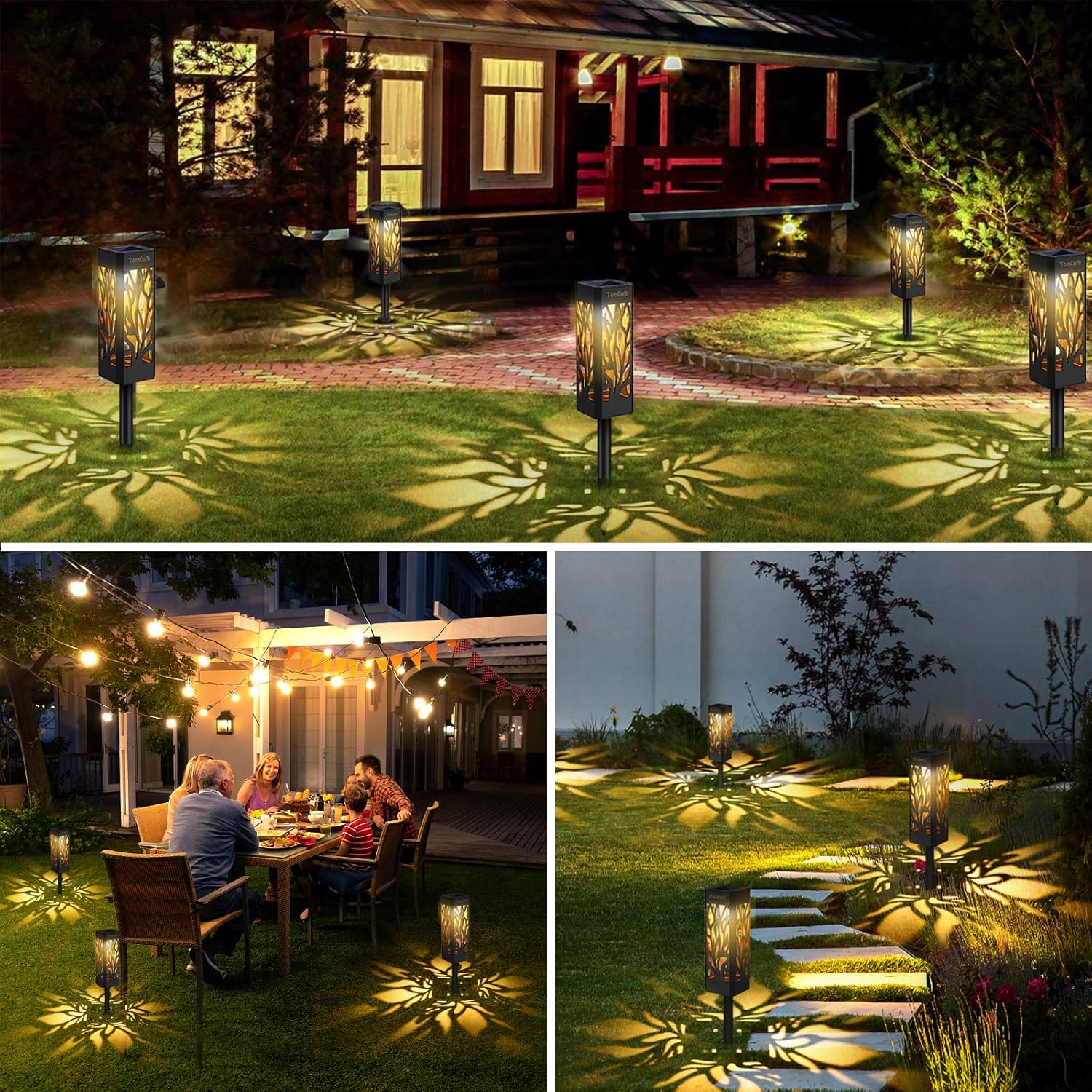 TomCare Solar Lights Outdoor Upgraded Bright Solar Pathway Lights Bigg
