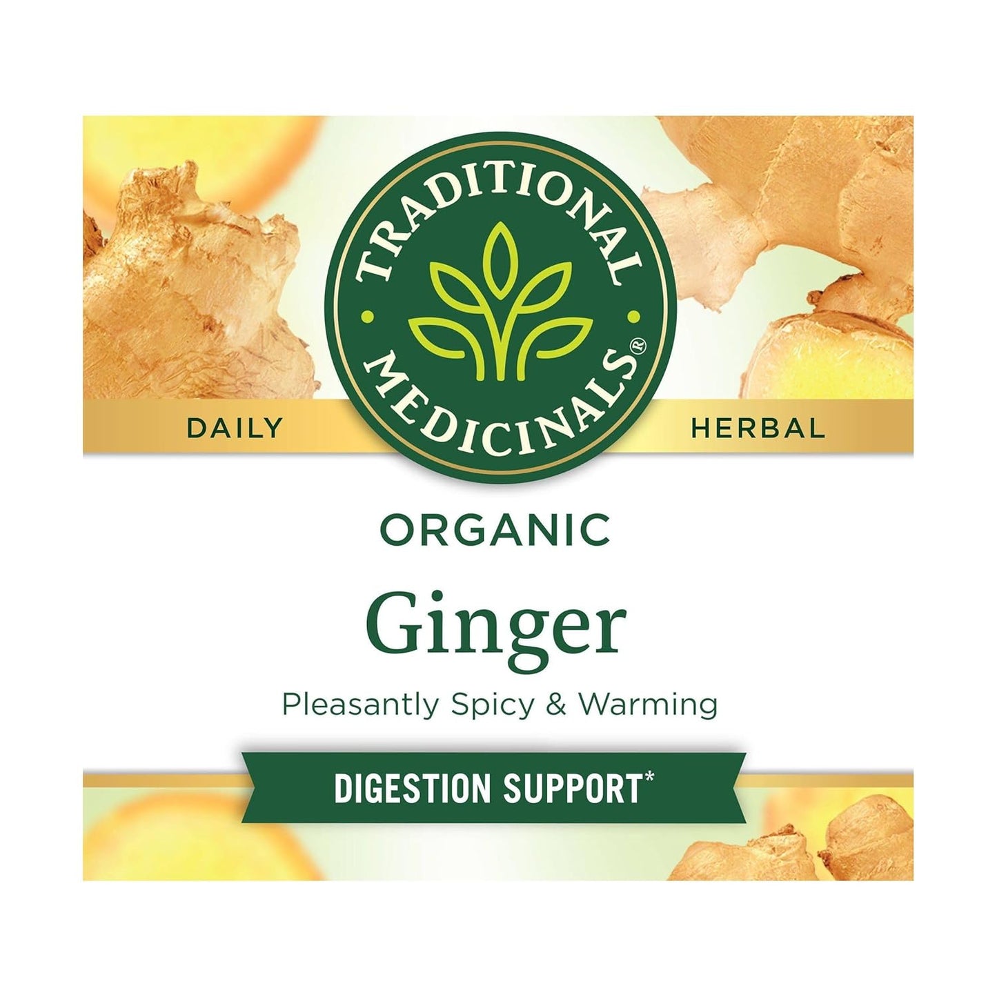 Traditional Medicinals Tea, Organic Ginger, Healthy Digestion, Pleasan