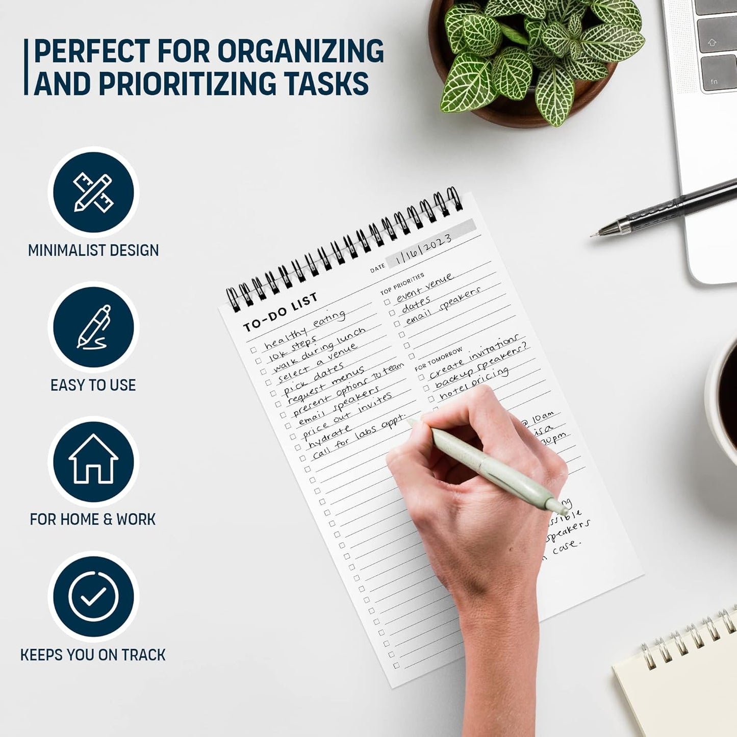 Of a Happy Kind To Do List Notepad: With Multiple Functional Sections 