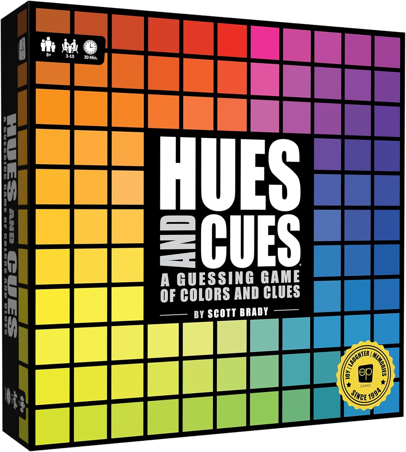 HUES and CUES - Vibrant Color Guessing Board Game for 3-10 Players Age
