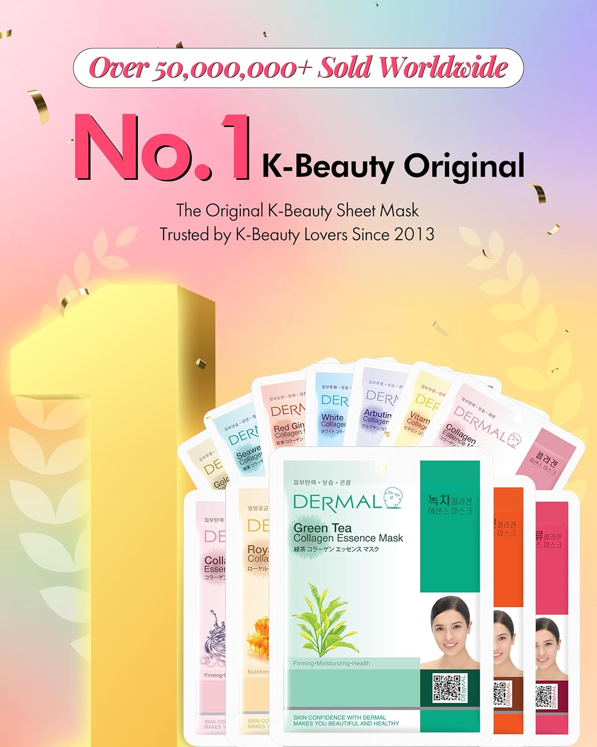 DERMAL 24 Combo Pack Made in Korea Facial Mask – 20+ Years of K-Beauty