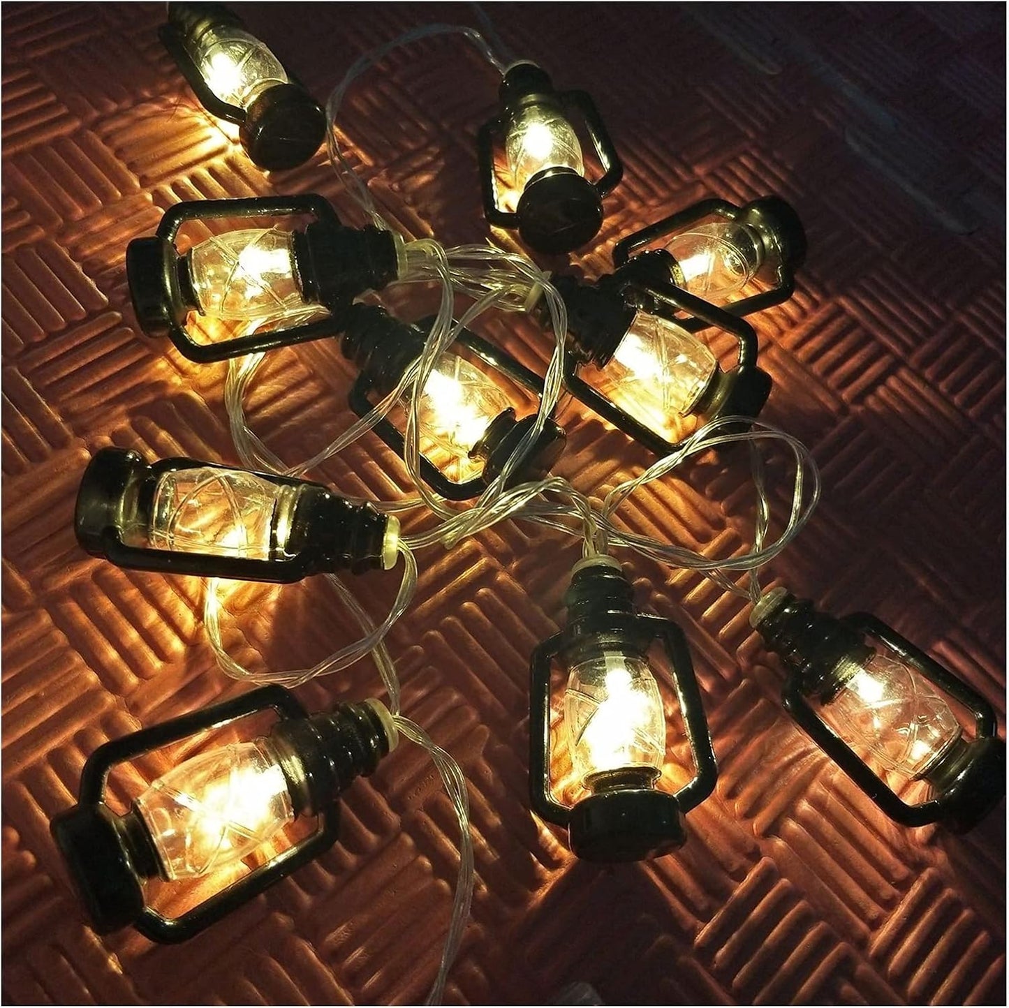 Retro Kerosene Lamp -Led Outdoor Solar Garland Light for Garland Fairy Batteries Lights Strings Home Decorative Christmas Light String (Emitting Color : Warm, Wattage : 6M 40LED)