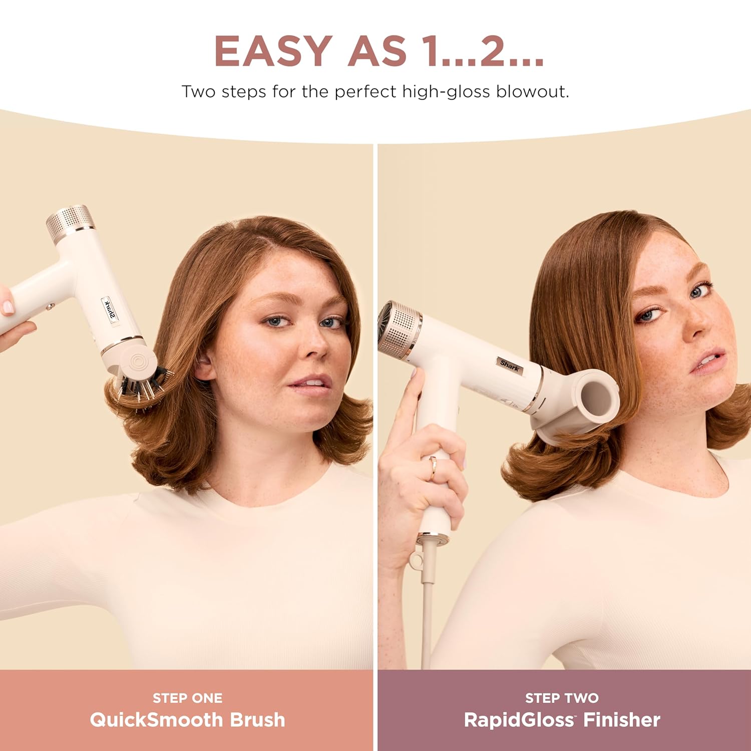 Shark Hair Dryer | SpeedStyle | No Heat Damage Hair Styling Tool | 3 S