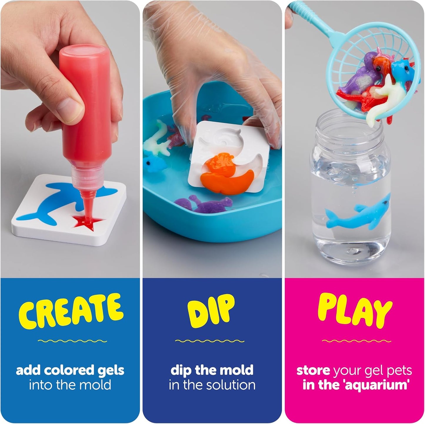 Dan&Darci Aqua Fairy Water Gel Kit for Kids - Easter Gift - Magic Elf 