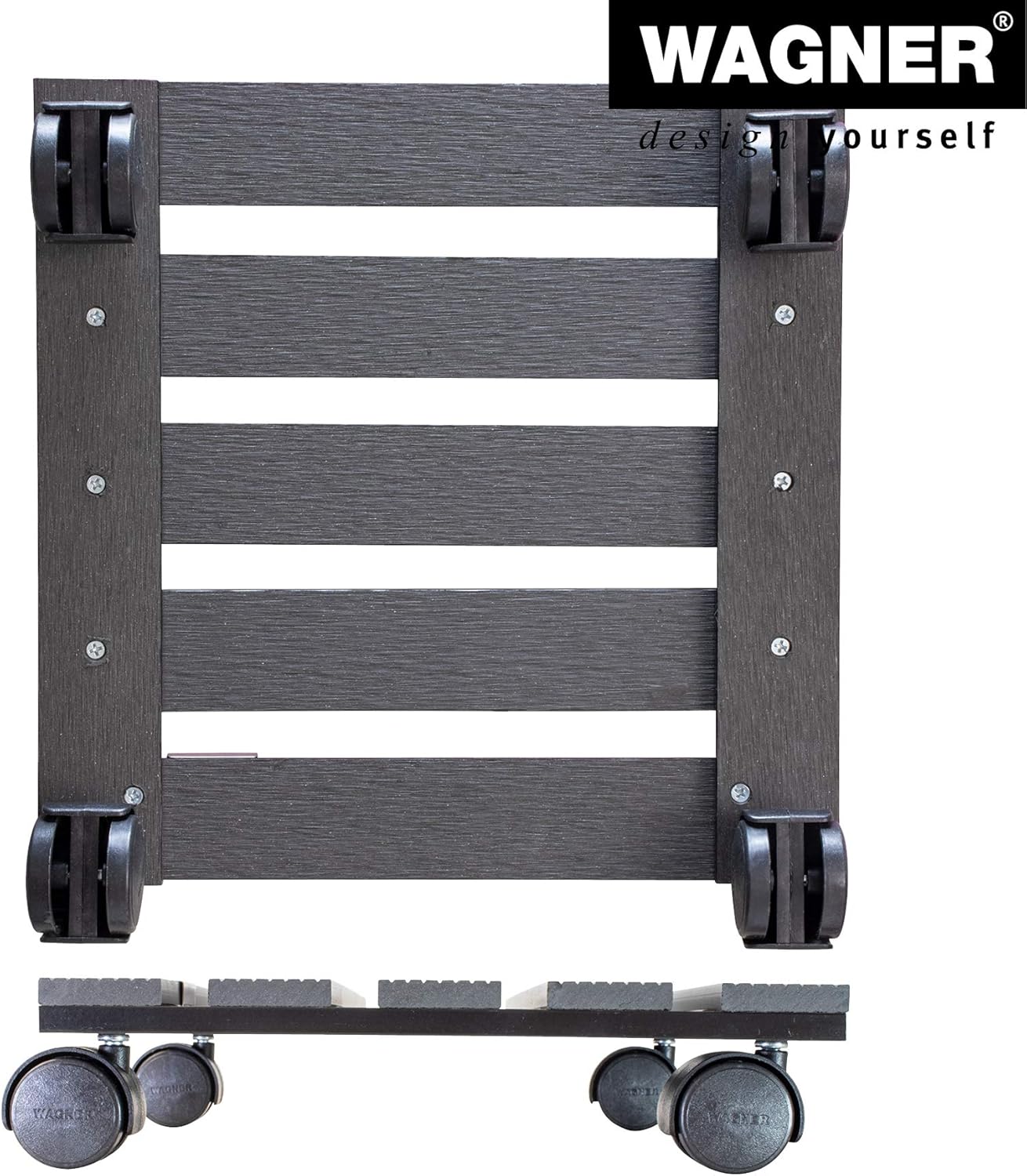 WAGNER Plant Caddy WPC 11.42 x 11.42 x 3.35 in I Flower Caddy for Indo