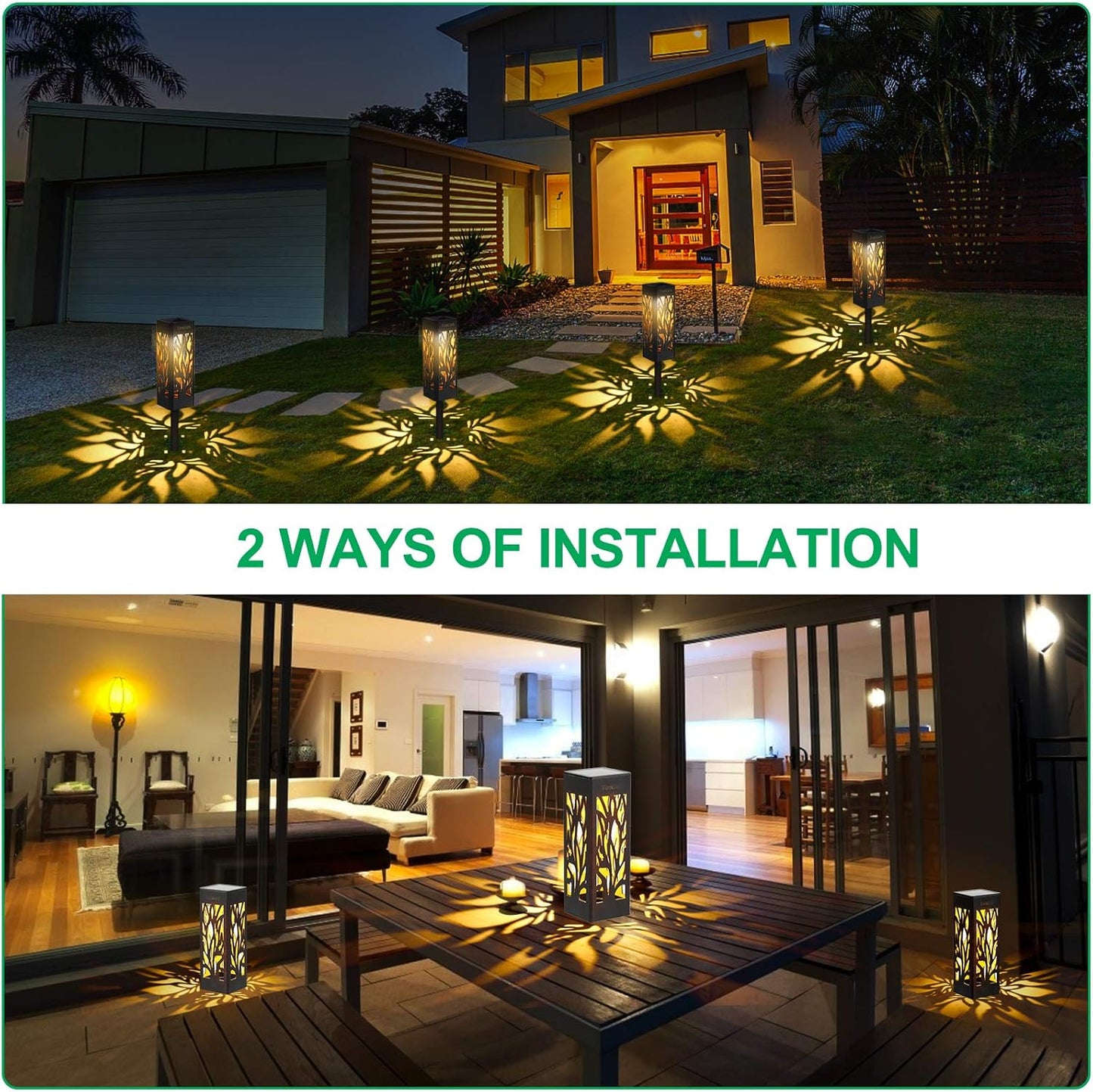 TomCare Solar Lights Outdoor Upgraded Bright Solar Pathway Lights Bigg