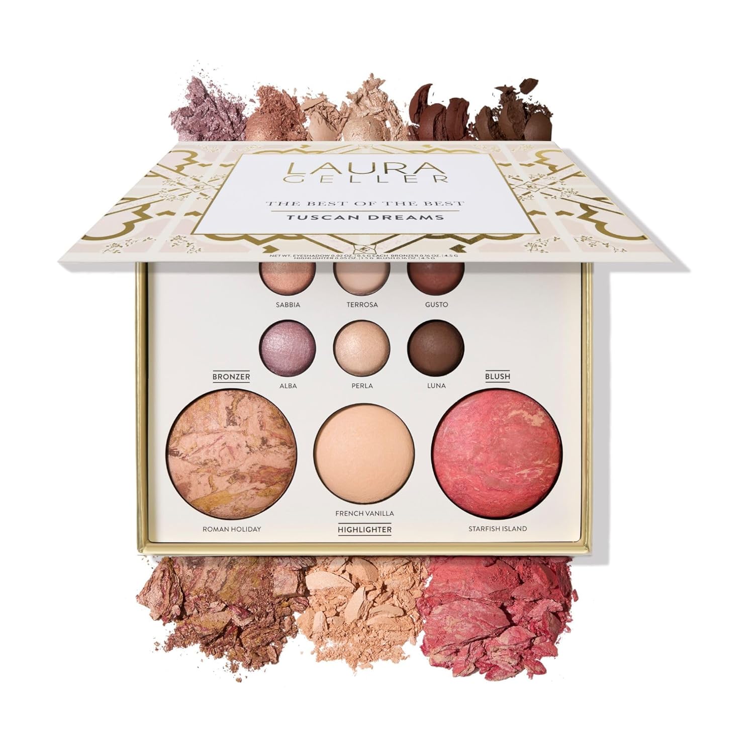 LAURA GELLER NEW YORK The Best of the Best Baked Palette - Tuscan Drea