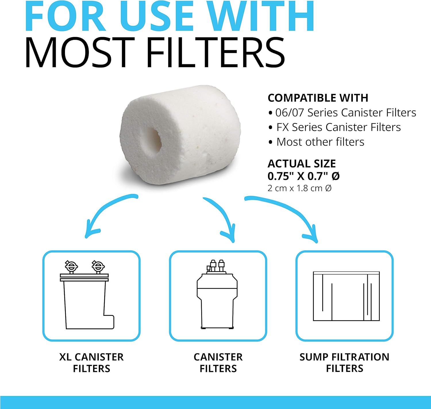 Fluval BioMax Biological Material Remover, 500 g - Biological Filter M