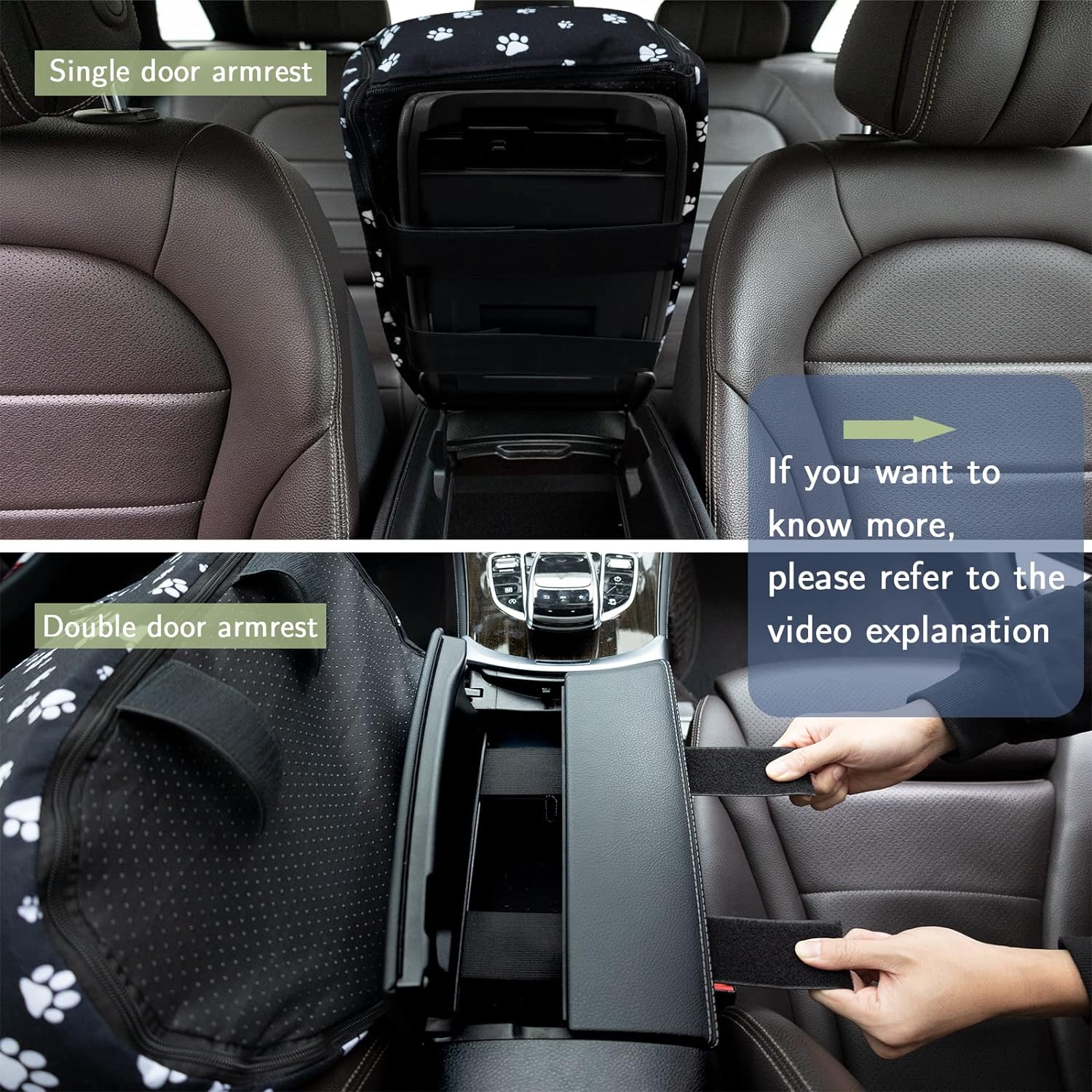 Cullaby Center Console Dog Car Seat Safe Travel for Small Dogs Under 1