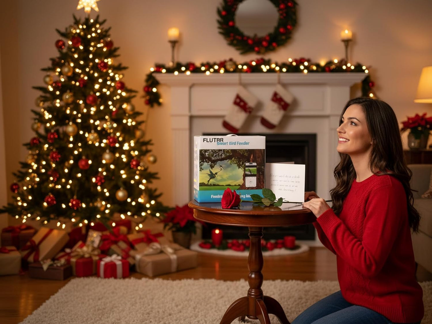 Smart Bird Feeder with Camera | HD Solar Powered Bird Feeder with Camera | Night Vision Camera with Motion Detection | WiFi Bird Cam is Perfect for Bird Lovers |
