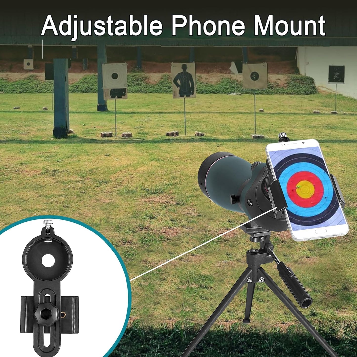 20-60x80 Spotting Scopes for Bird Watching, BAK4 Waterproof Spotting S