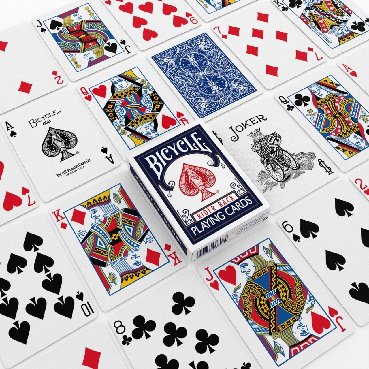 Bicycle Rider Back Playing Cards, Standard Poker Size Deck of Cards, R