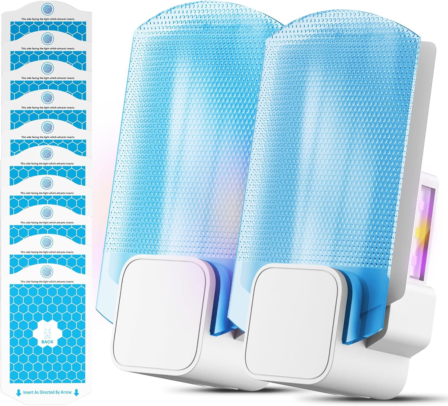 2 Flying Insect Traps+10 Refill Cartridges, 2026 2nd Gen, Fruit Fly Tr