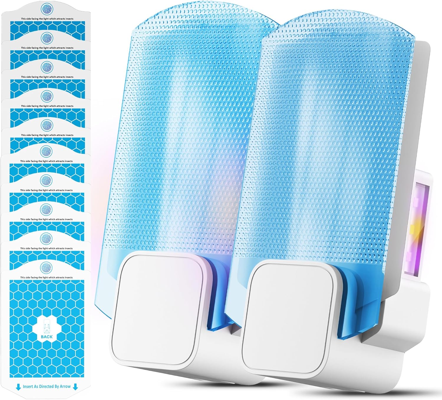 2 Flying Insect Traps+10 Refill Cartridges, 2026 2nd Gen, Fruit Fly Tr