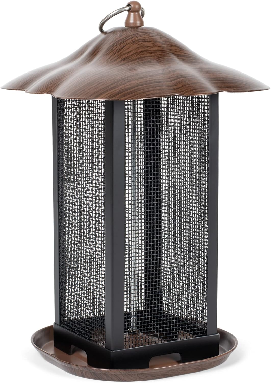 Cottage Garden Hanging 11 inch Cherry Woodgrain Finish Heavy Duty Mesh