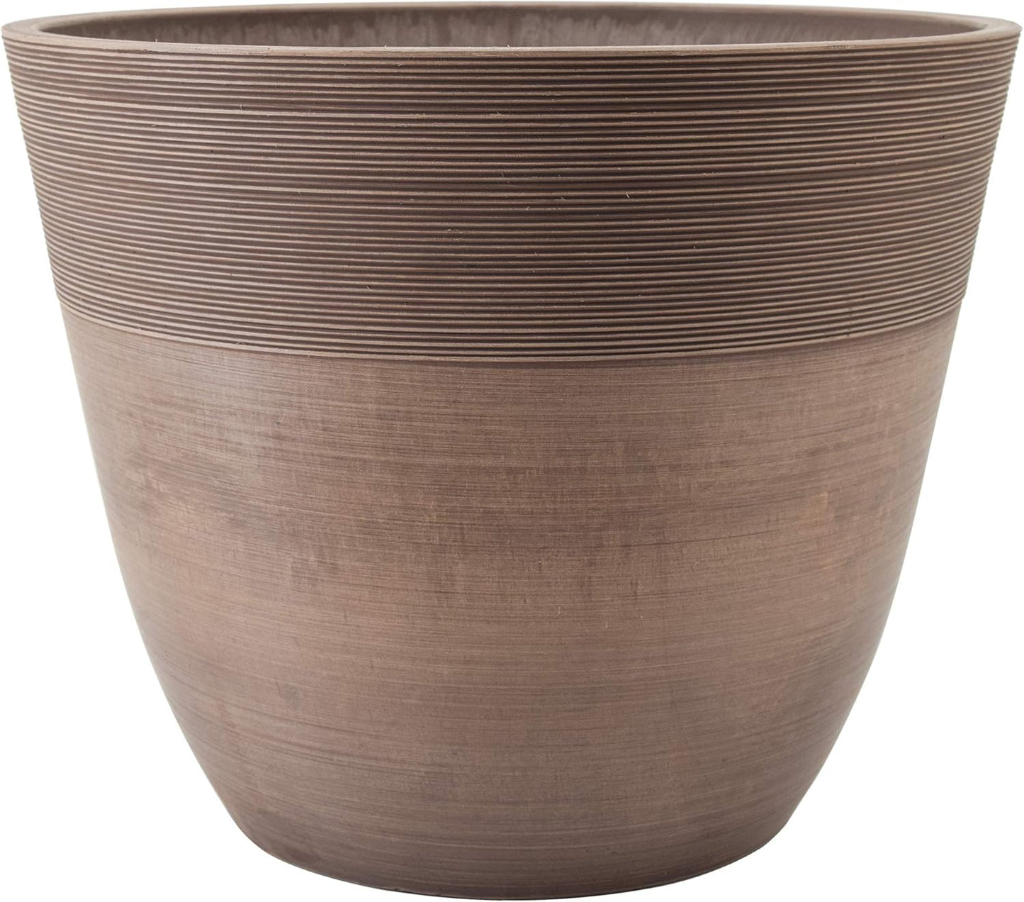 PSW Pot Collection FM35TP 14-inch Plastic/Stone/Wood Composite Large R