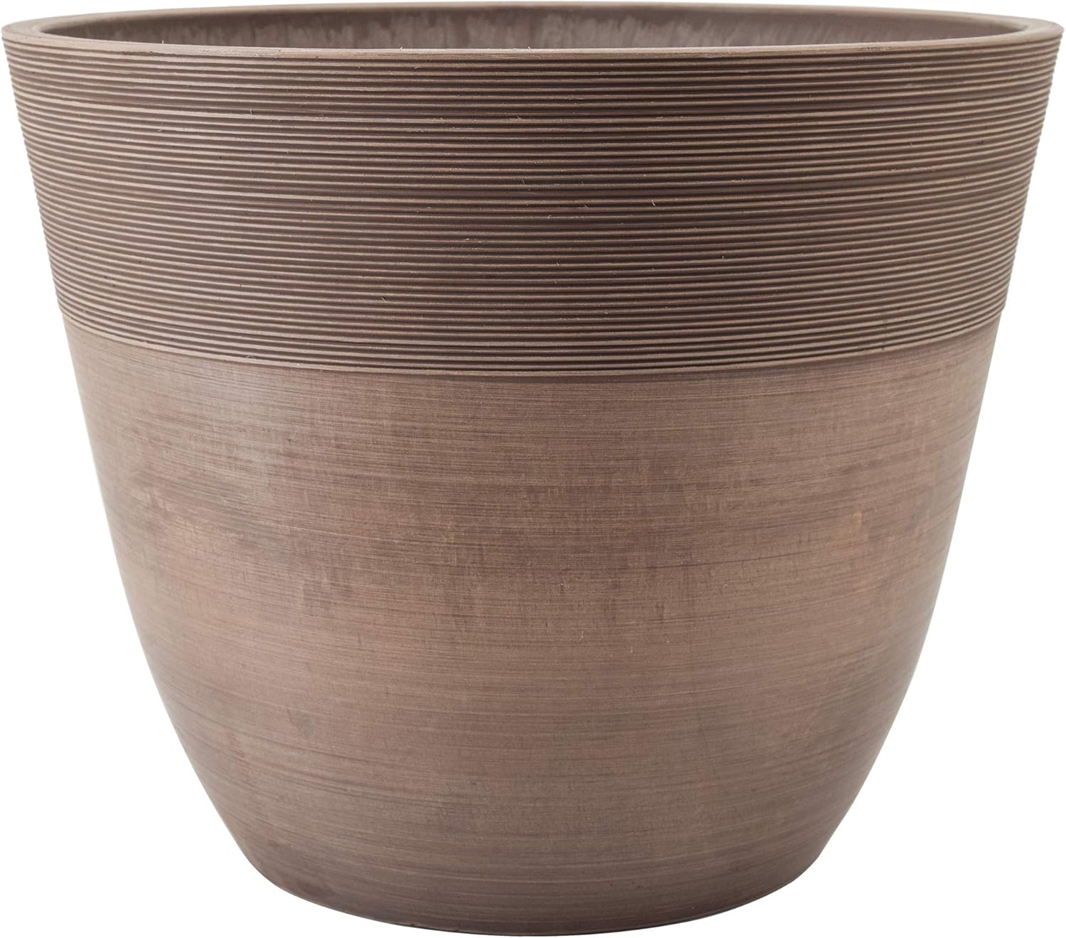 PSW Pot Collection FM35TP 14-inch Plastic/Stone/Wood Composite Large R