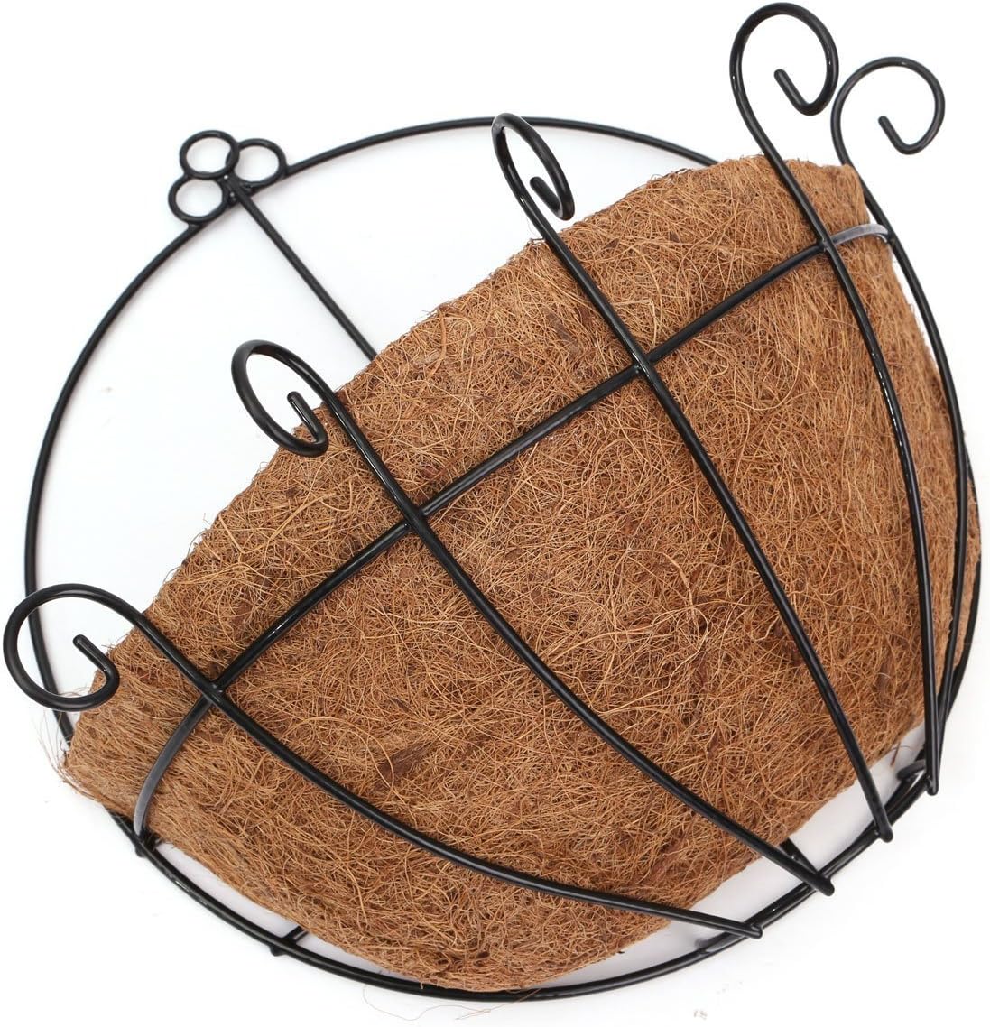 Home-organizer Tech Semicircular Hanging Planter Plants Hanging Basket
