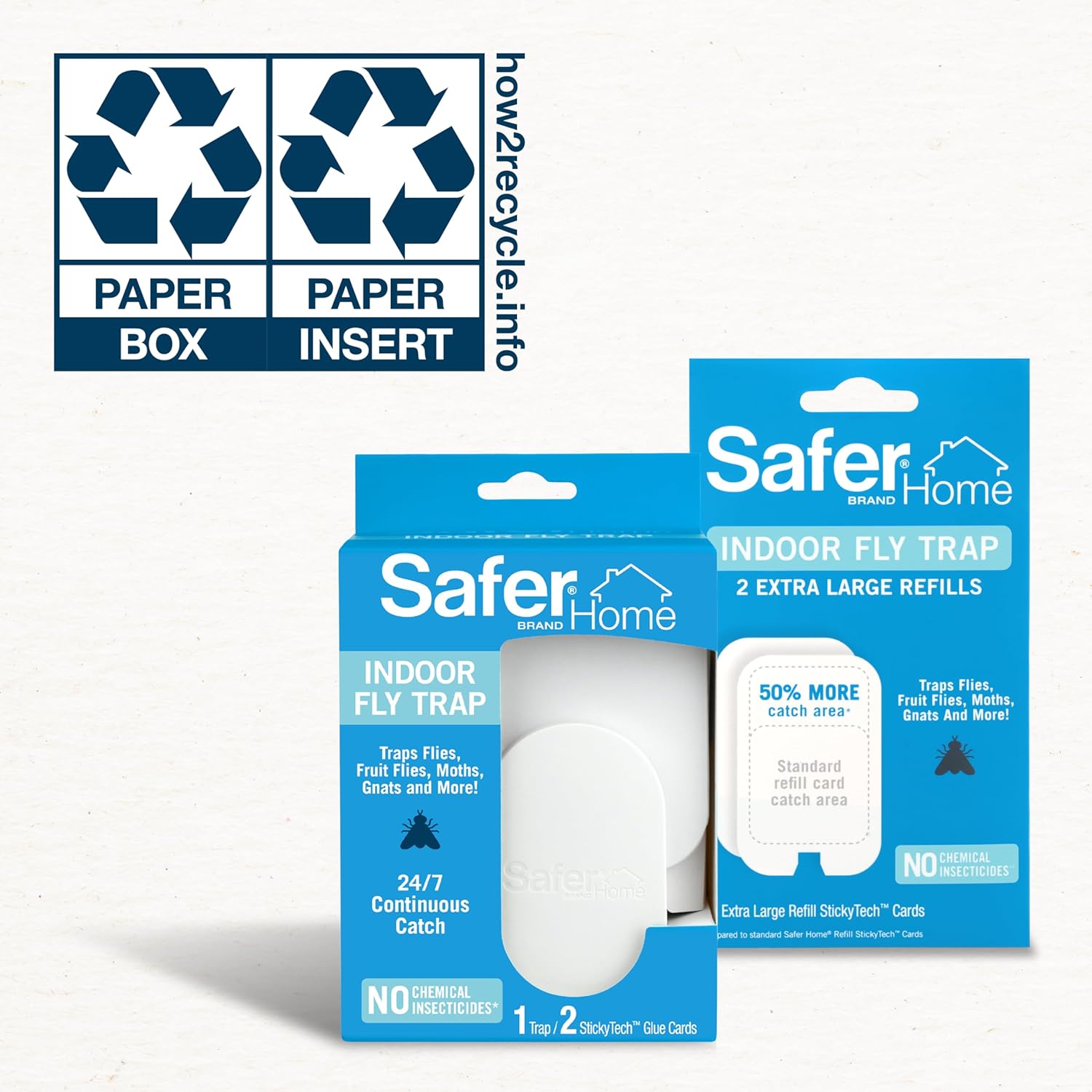 Safer Home SH5032XL Trap Refill Pack of Extra Large Glue Cards for SH5
