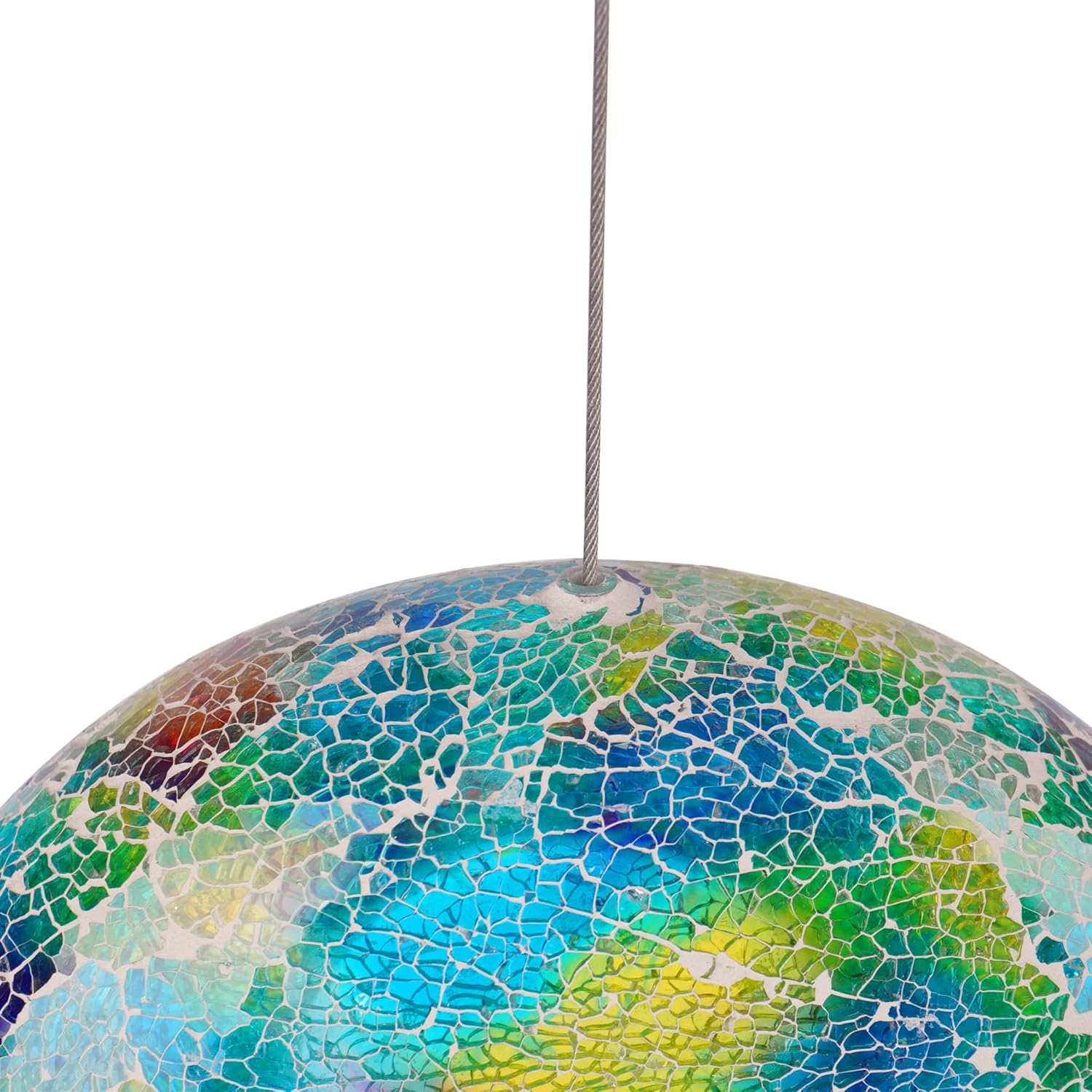 Mosaic Bird Feeder - Outdoor Fly Through Wild Hanging Bird Feeders wit