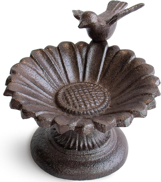 Cast Iron Bird Feeder Tray – Vintage Style Bird Feeder, Heavy Duty, We