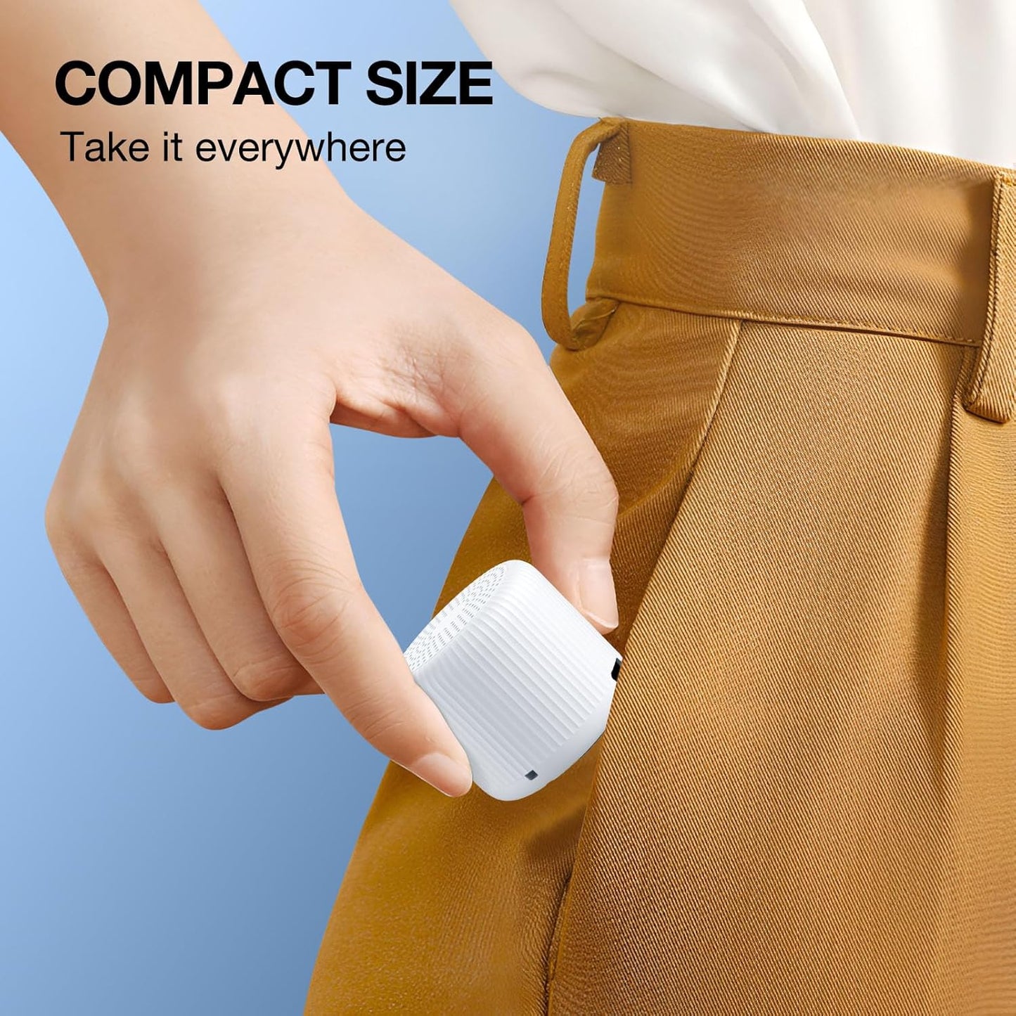 Portable Sound Machine for Baby Adults,LEICEX Travel Sound Machine,15 Non-Looping Sound Timer and Memory Play, Mini White Noise Machine for Sleeping Office Privacy Travel Gift
