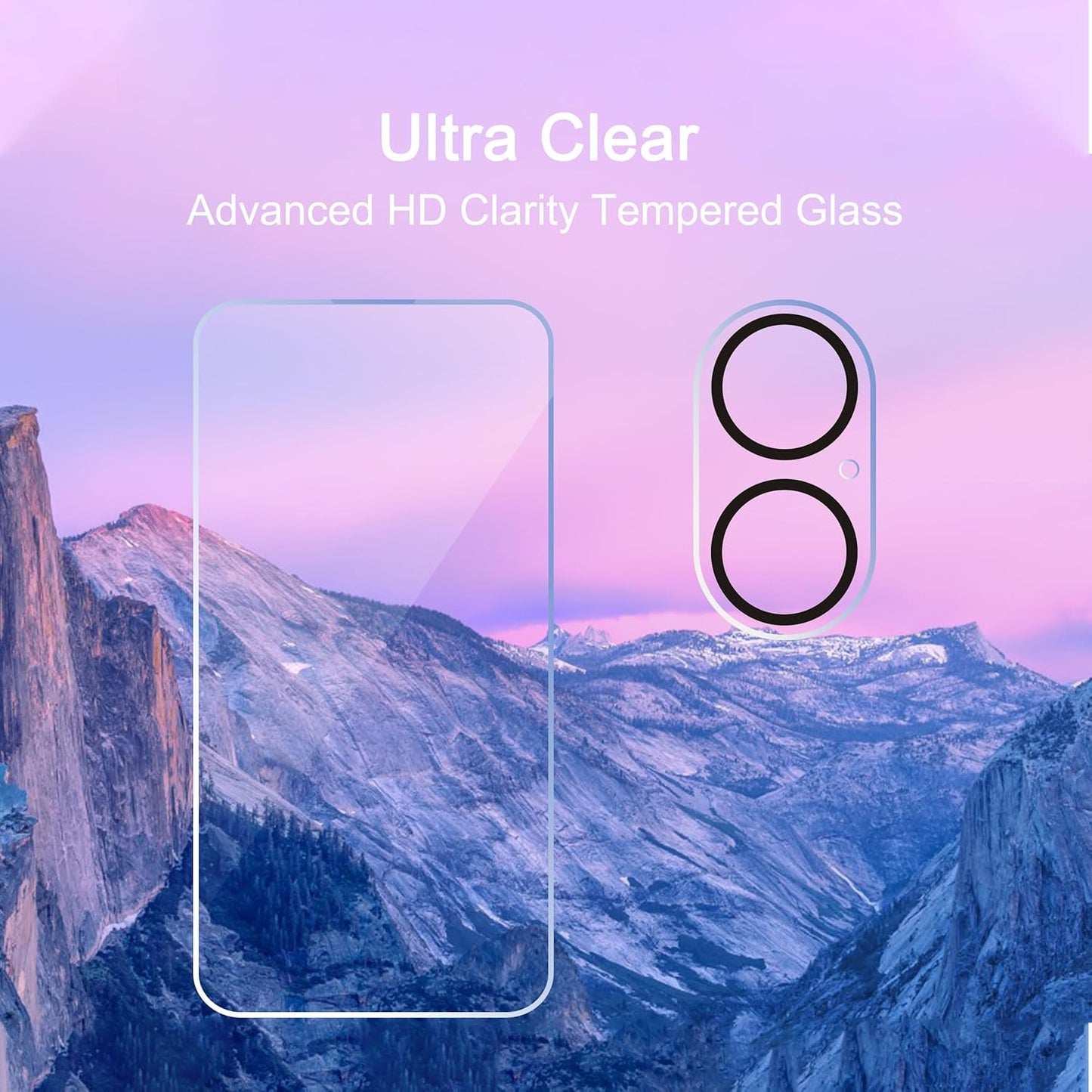 Ailun 3 Pack Screen Protector for iPhone 16 [6.1 inch] + 3 Pack Camera