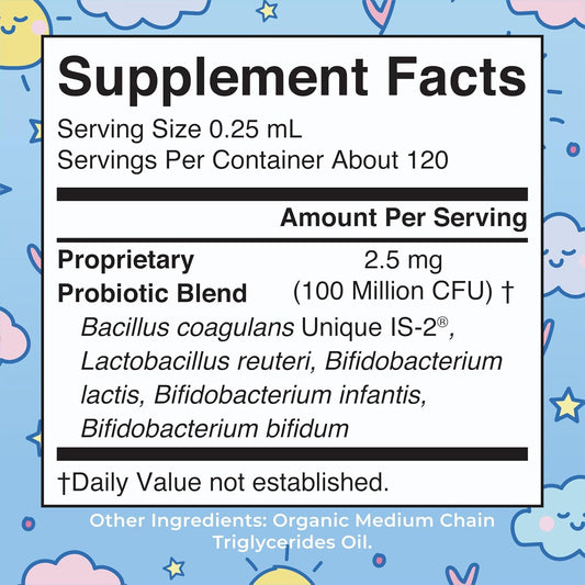 MaryRuth Organics USDA Organic Infant Liquid Probiotic Drops | Baby Es