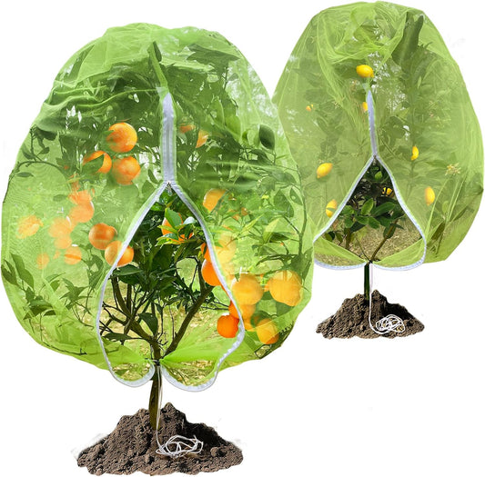 Fruit Tree Netting, RIFNY Large 7 x 6 FT Blueberry Bush Netting Cover 