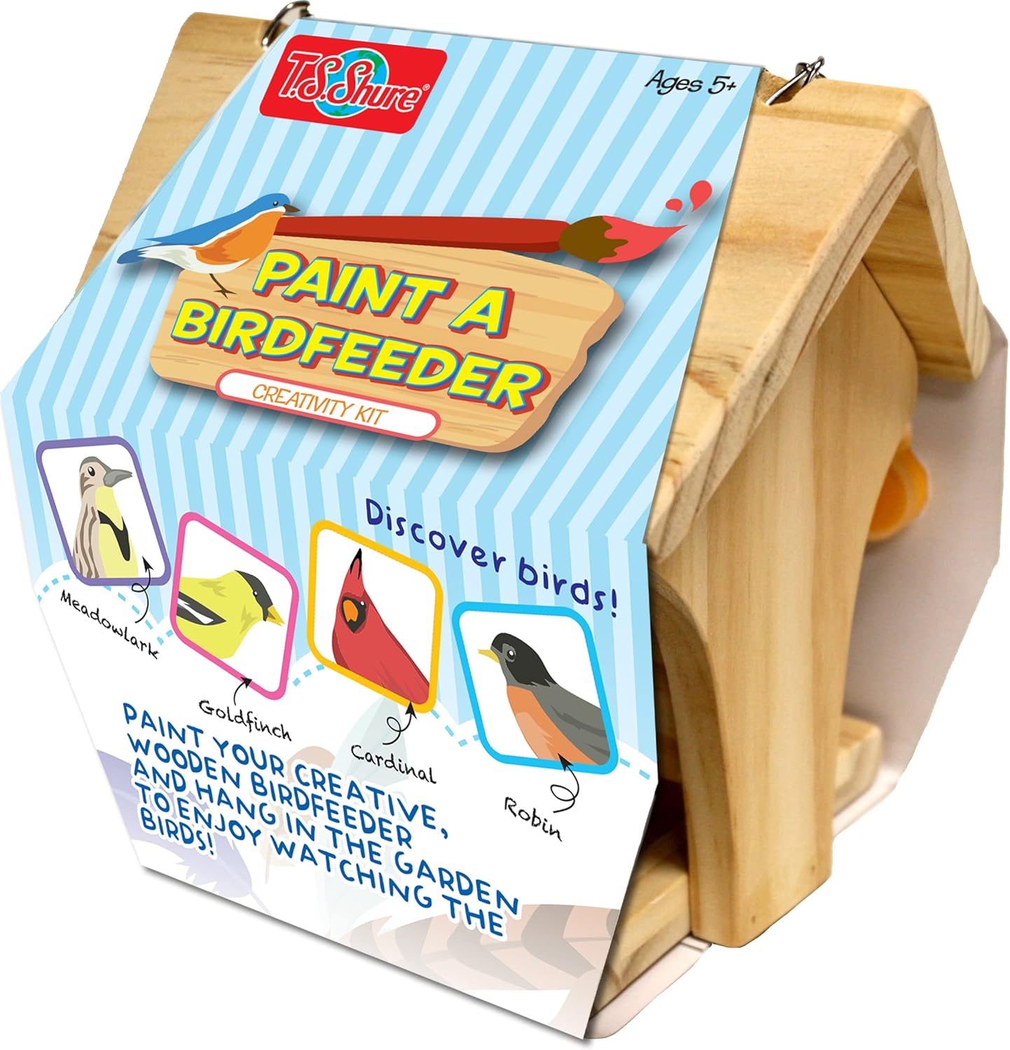 Bendon Paint A Bird Feeder Craftling Set with Paint Pods