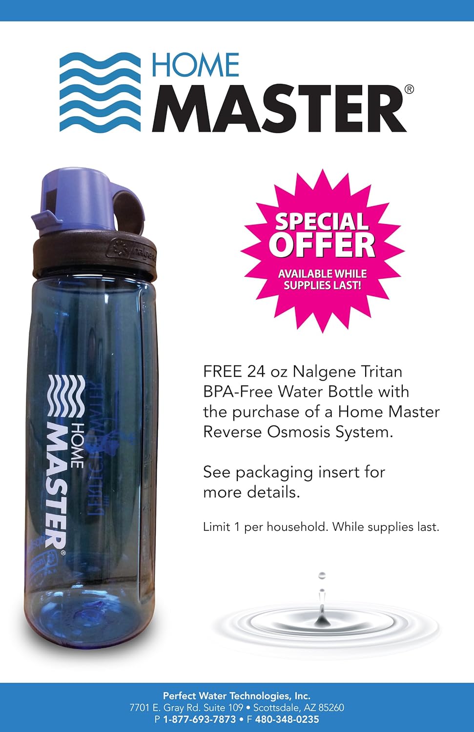 Home Master HydroGardener TMA-HG Advanced Remineralizing Garden and Hydroponic Reverse Osmosis Water Filtration System, White