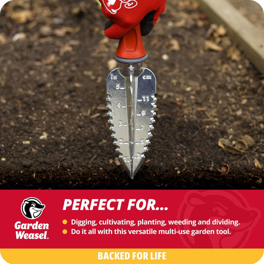Garden Weasel Multi-Use Transplanter | Dig, Cultivate, Plant, Weed | P