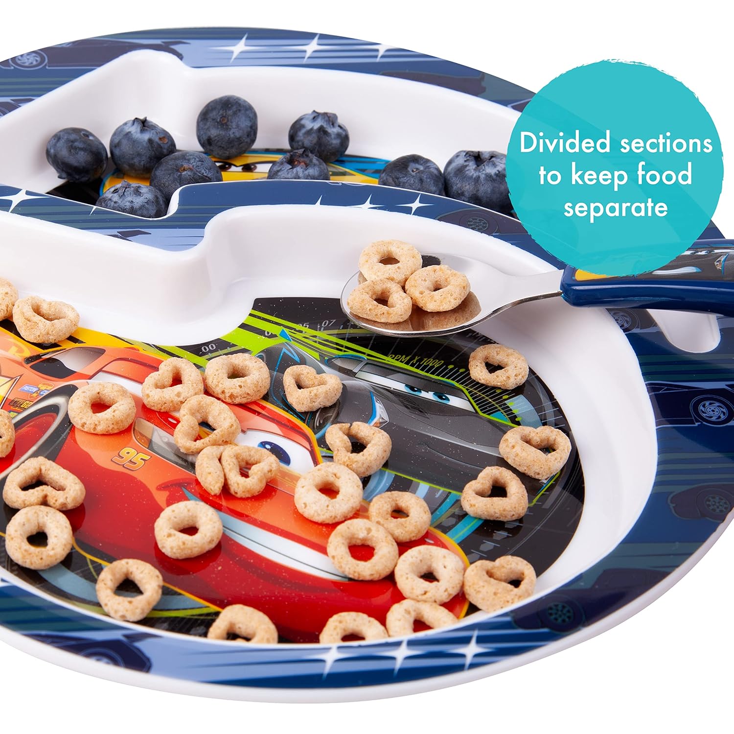 The First Years Disney/Pixar Cars Dinnerware Set - Toddler Plates and 