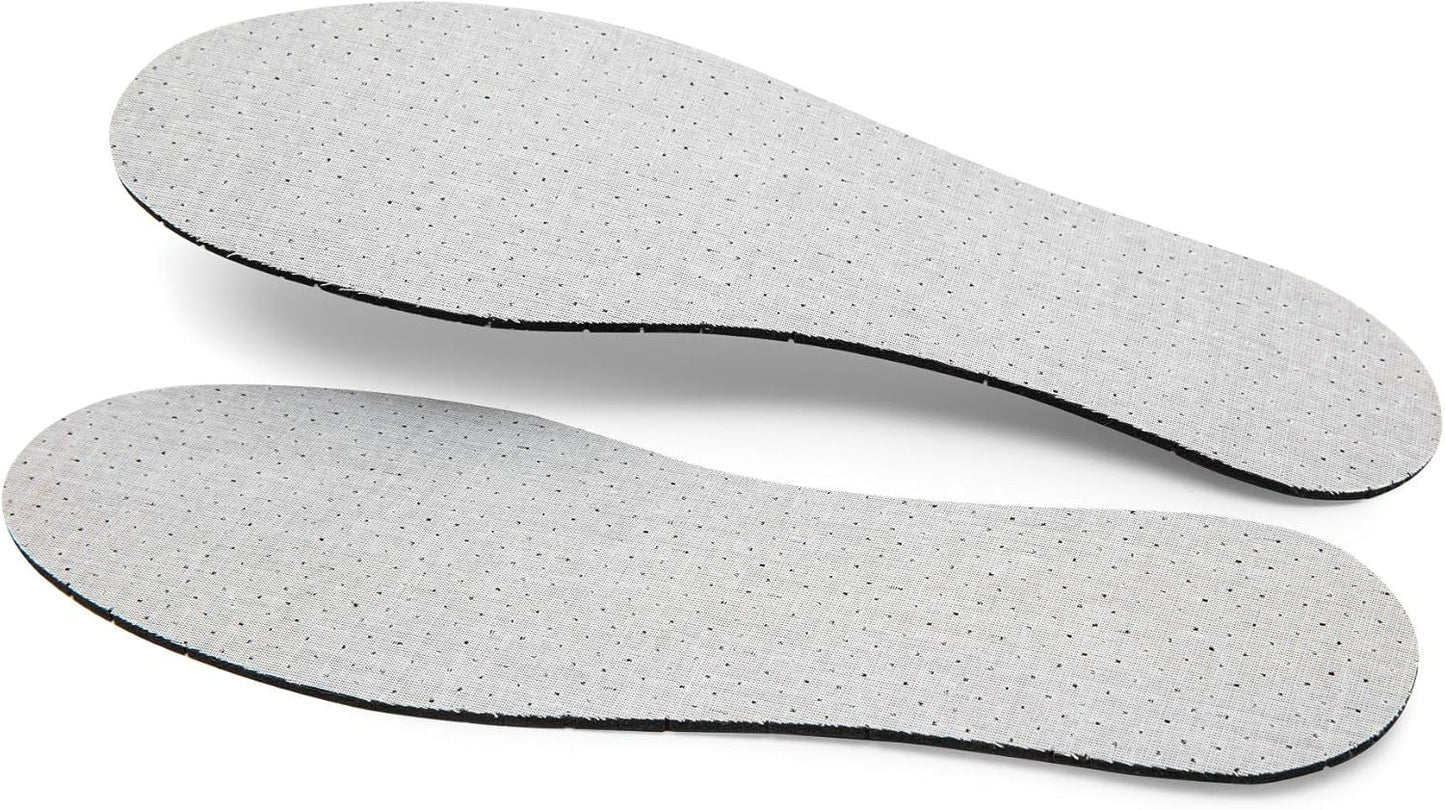 6 Pair Pack Anti Odour Shoe Insoles Set with Odor Eating Charcoal, Shoe Inserts, Kaps Odour Stop