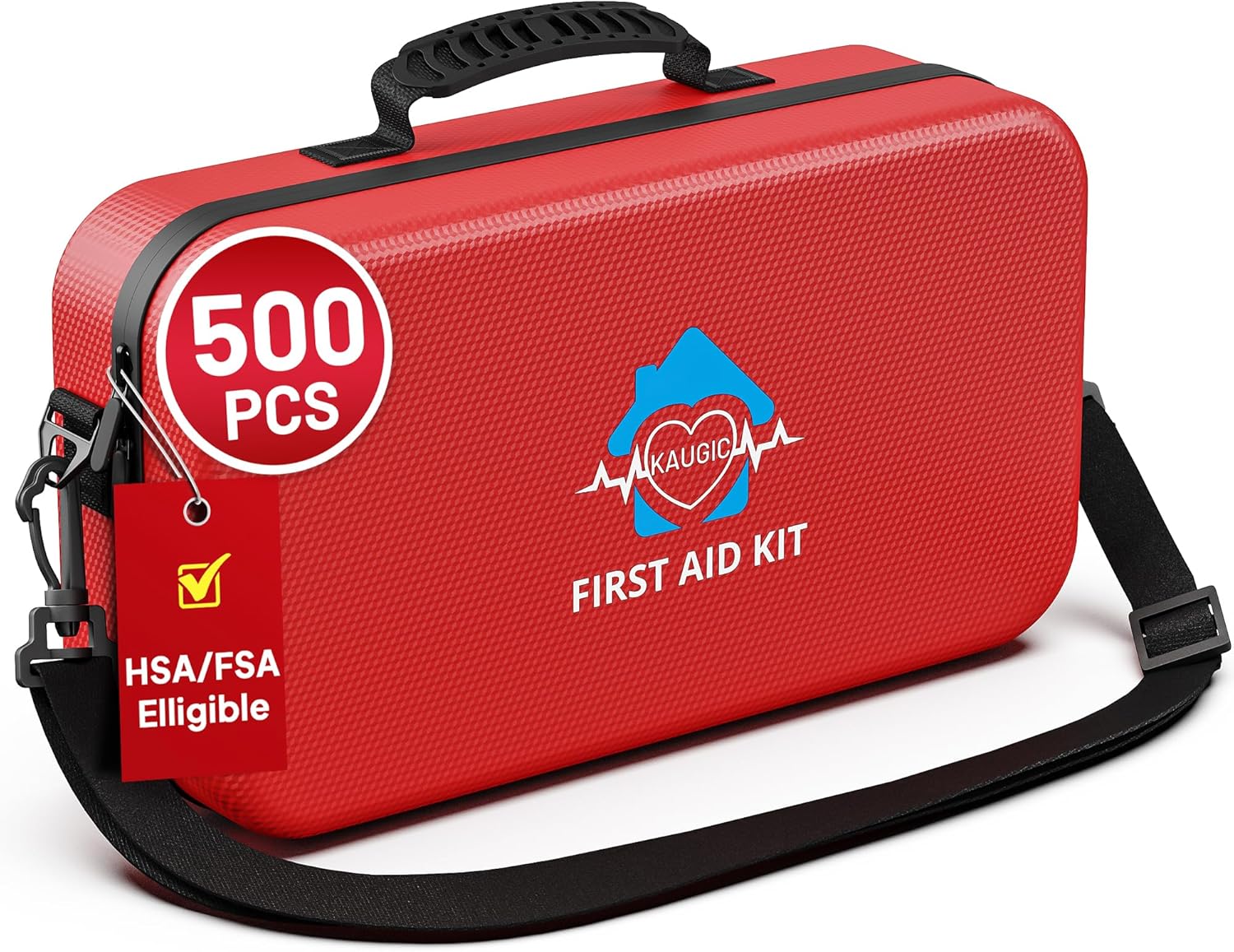 500 Pcs First Aid Kit for Home/Car/Travel/Camping/Businesses, Waterpro