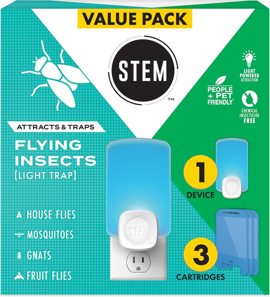STEM Insect Trap - Indoor Fruit Fly & Gnat Pest Control for House, Hom