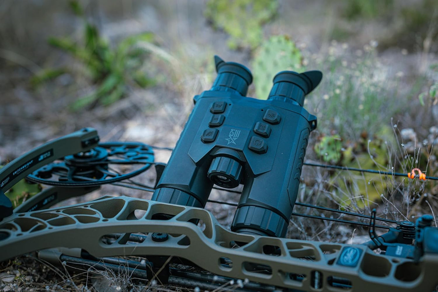 AGM Global Vision ObservIR LRF Dual-Spectrum Thermal & Digital Day/Night Vision Binoculars with Built-in Laser Range Finder, 4K Optical Channel, IR Illuminator, LRF, GPS, WiFi, 64GB Storage