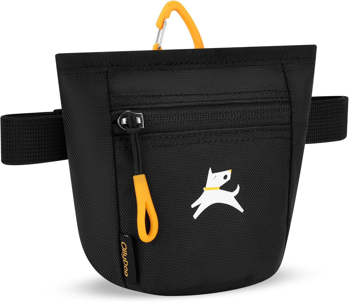 OllyDog Goodie Treat Bag, Dog Treat Pouch, Waist Belt Clip for Hands-F