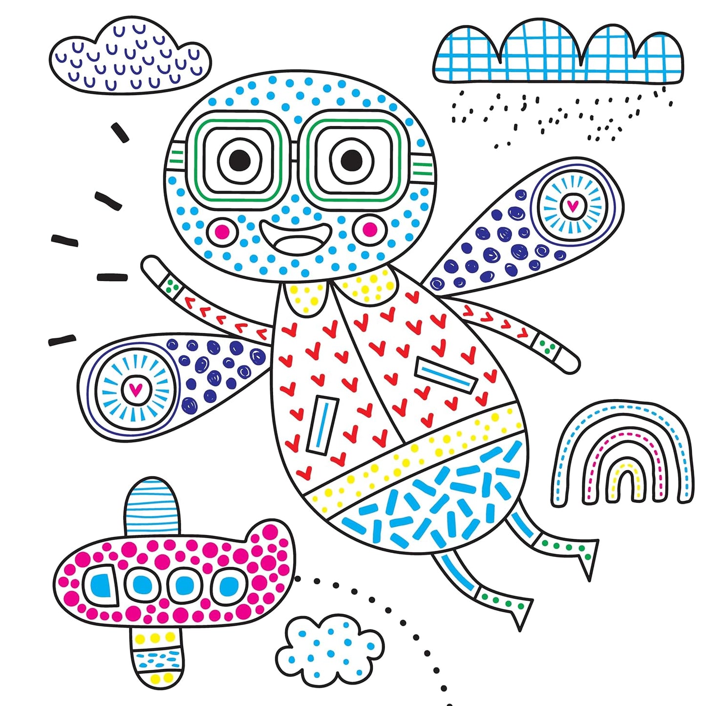 Easy and Fun Paint Magic with Water: Garden Bugs and Friends (Happy Fo