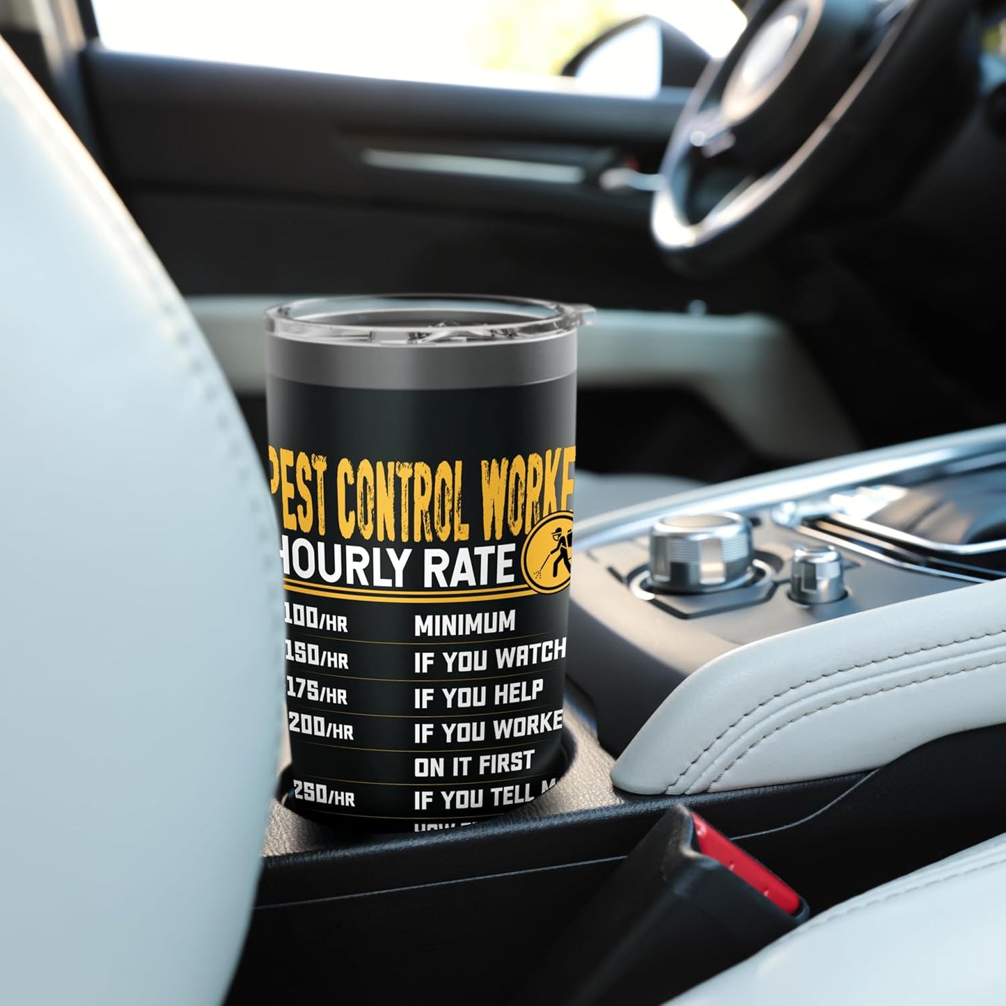 Pest Control Worker Hourly Rate - Pest Control Operator Stainless Steel Insulated Tumbler