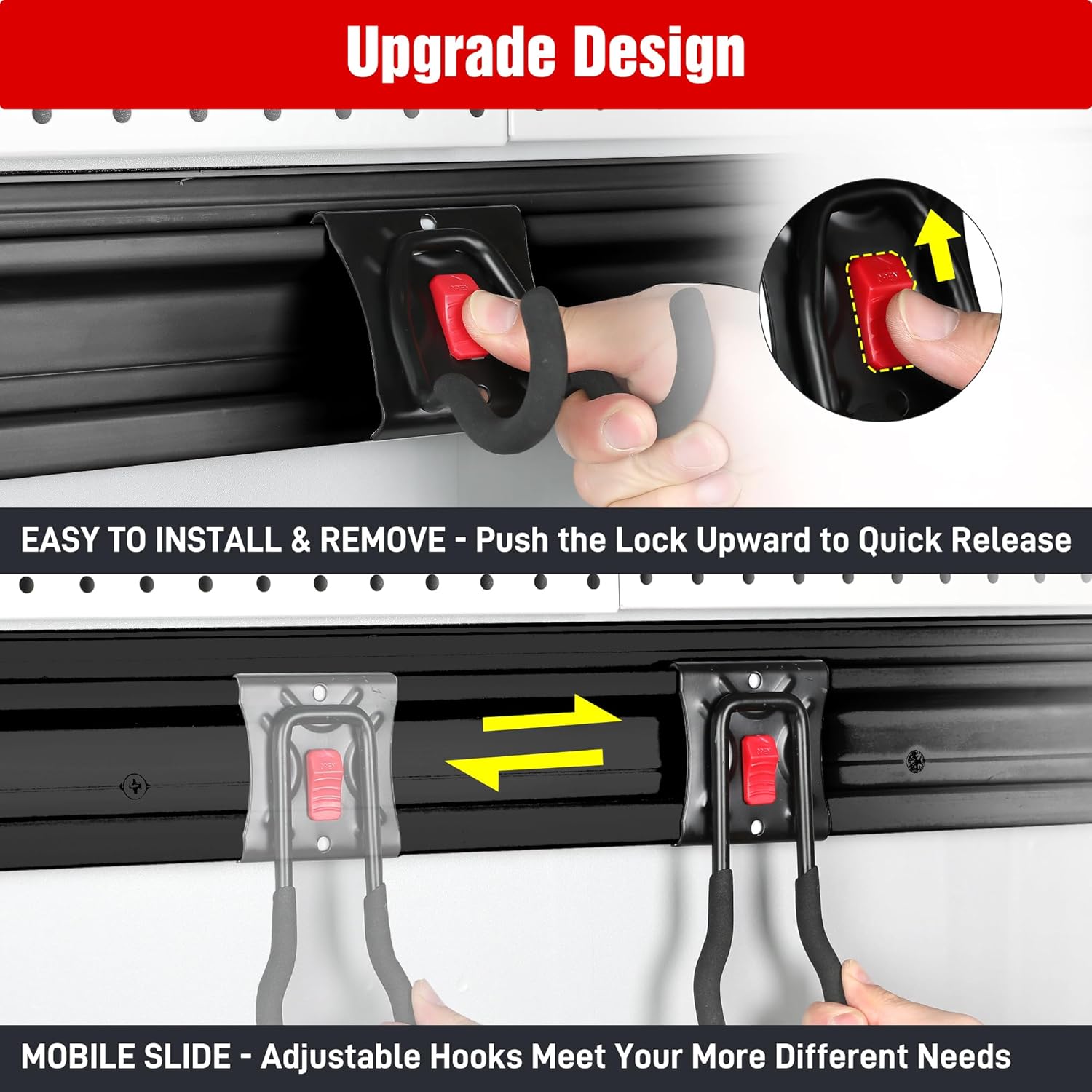 WORKPRO Garage Tool Organizer Wall Mount, Garage Organization Garden T