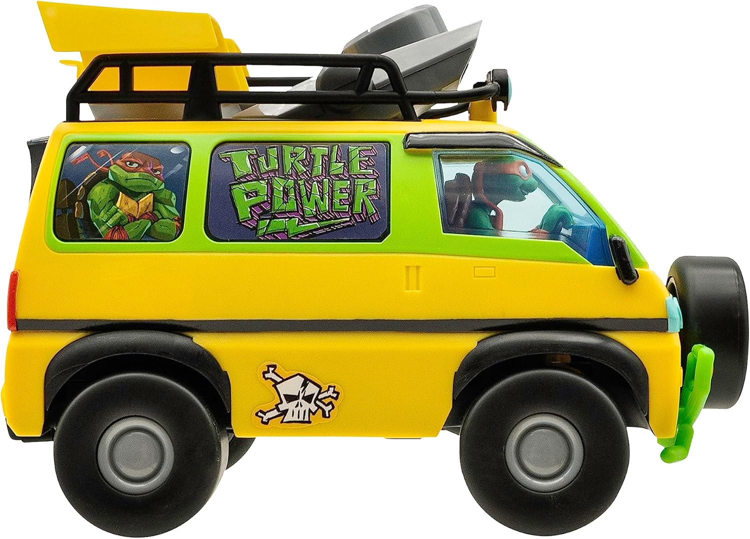 Teenage Mutant Ninja Turtles Toy, Pizza Blaster RC Vehicle with 6 Foam