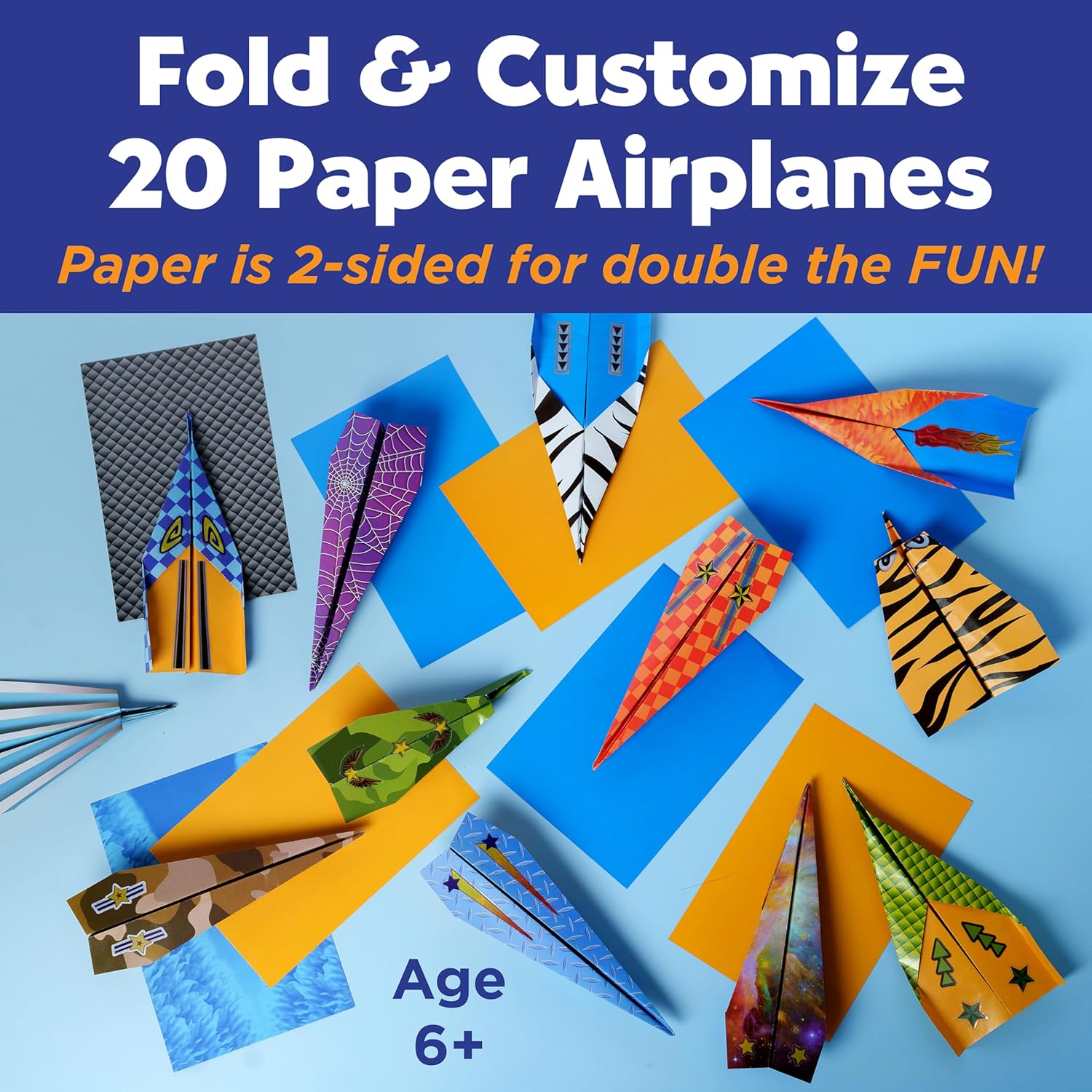 Creativity for Kids Paper Airplane Squadron - Create 20 Paper Airplane