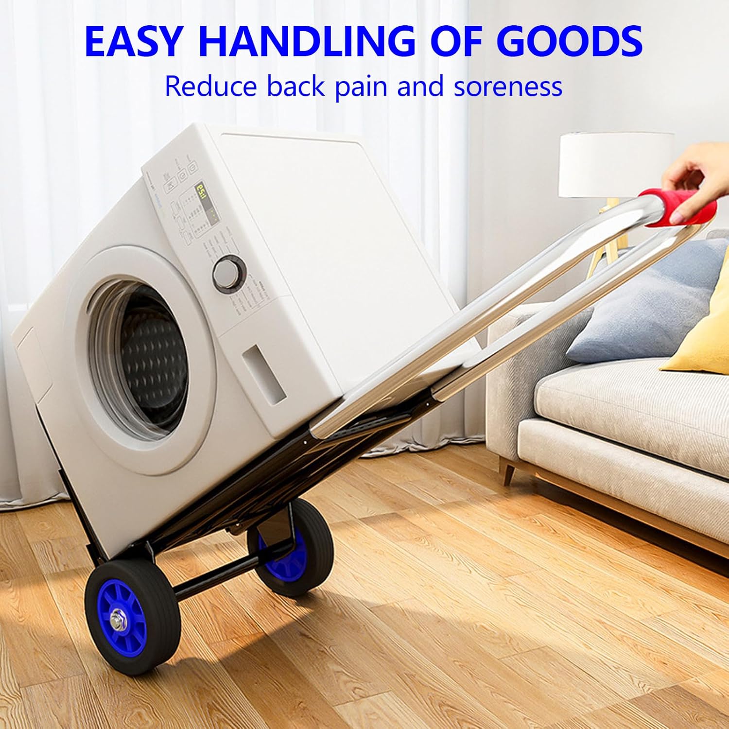 Foldable Utility Wagons Garden Cart Space Efficient Foldaway Handcart 
