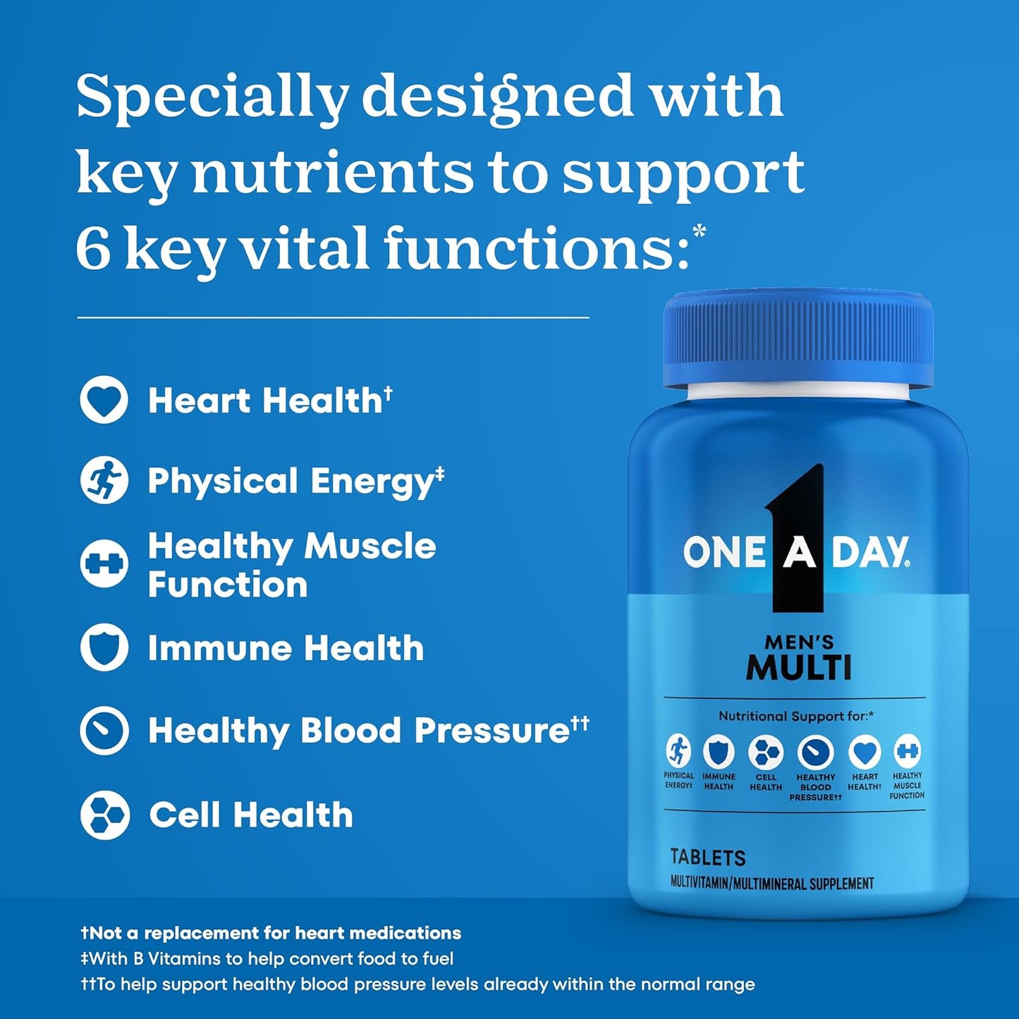 One A Day Multivitamin for Men - Daily Mens Multivitamins with Vitamin