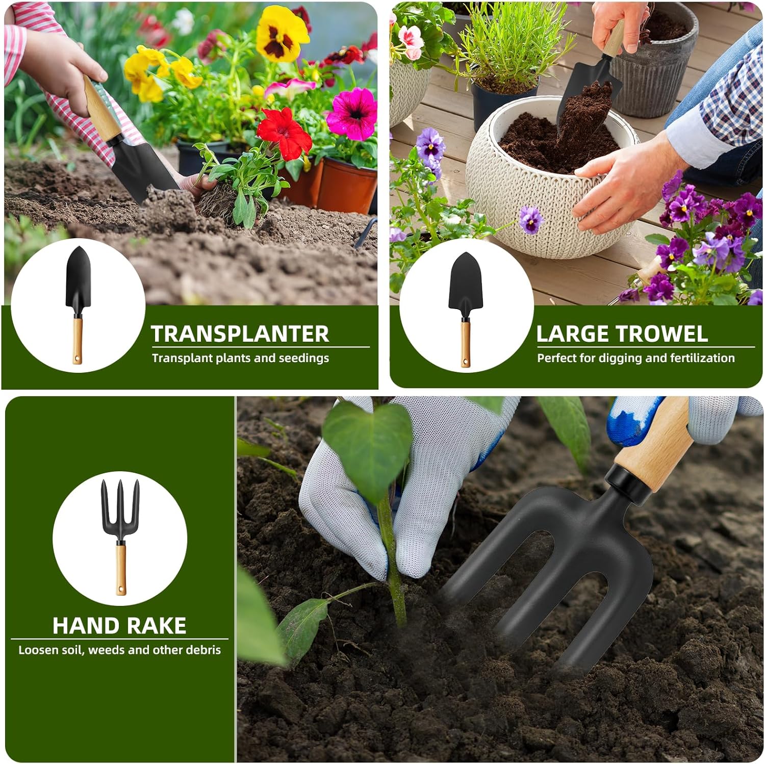 8 in 1 Seed Storage Garden Seed Organizer with Gardening SuGarden Tool