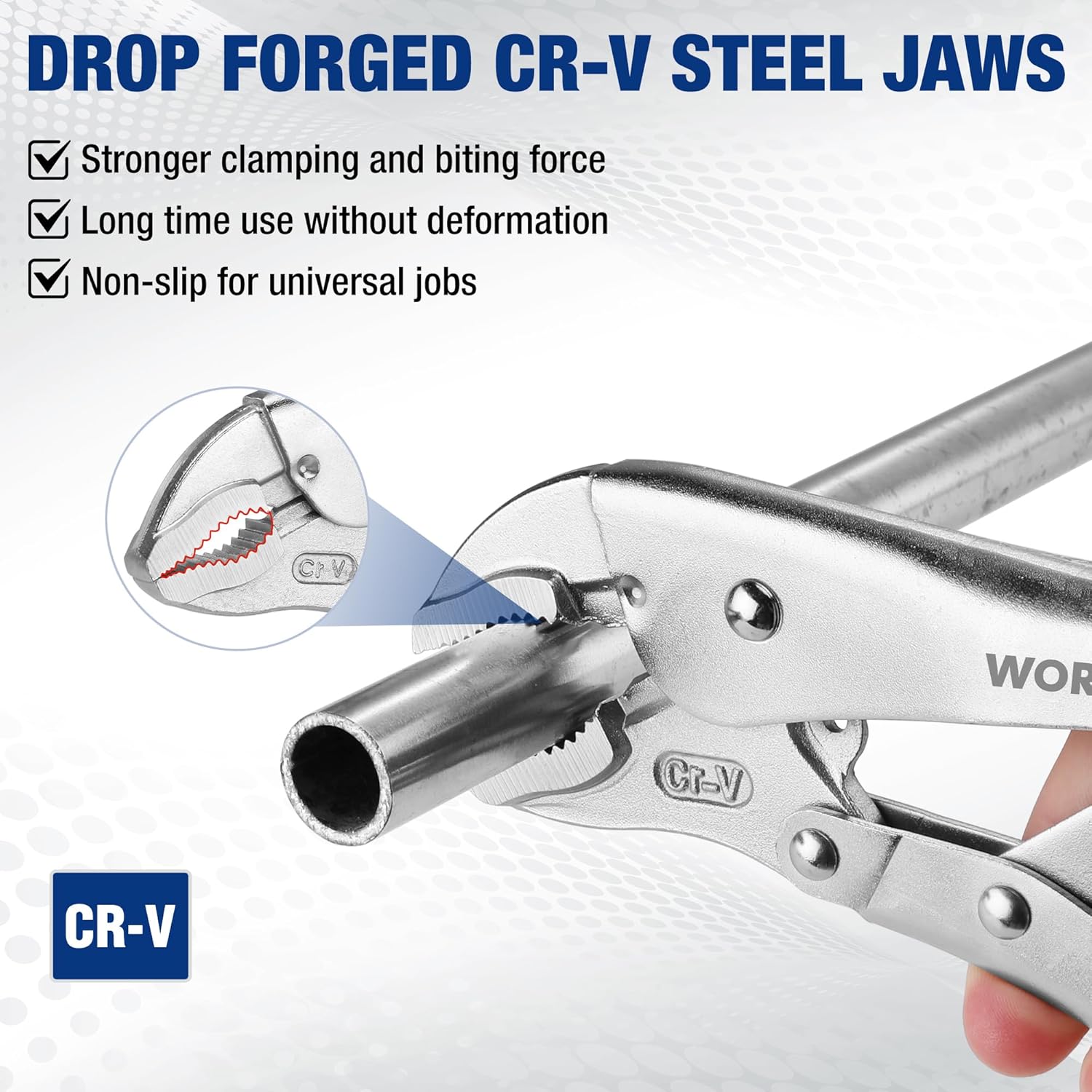 WORKPRO 5-Piece Locking Pliers Set, Pliers Tool Set, Vice Grips with C